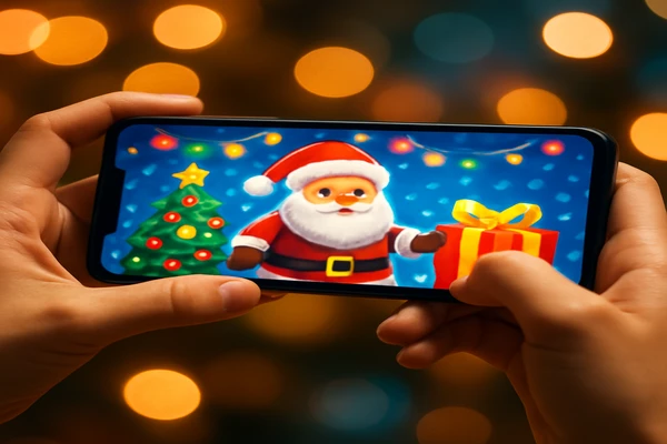 একজন ব্যবহারকারী স্মার্টফোনে স্বাচ্ছন্দ্যে অনলাইন গেমিং উপভোগ করছেন