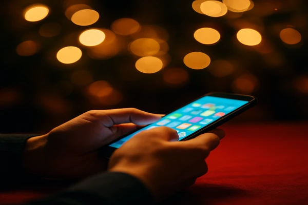 স্মার্টফোন হাতে একজন ব্যবহারকারী ডিজিটাল প্ল্যাটফর্মটি স্বাচ্ছন্দ্যে ব্যবহার করছেন