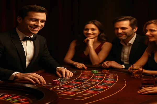 লাইভ টেবিল পরিবেশে অংশগ্রহণকারী উপস্থিতি